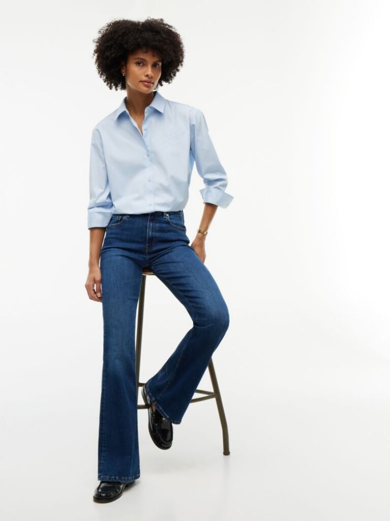 Blue Luna Mid Rise Flared Jeans  Women